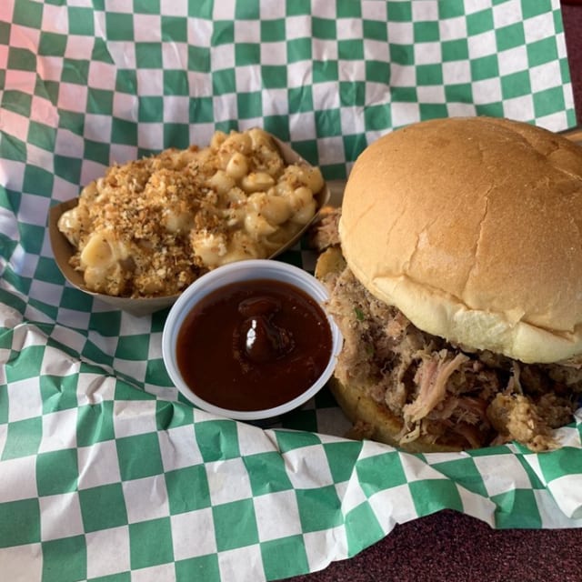 Pulled Pork Sandwich.